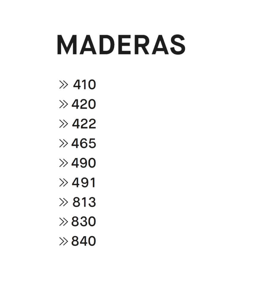 maderas