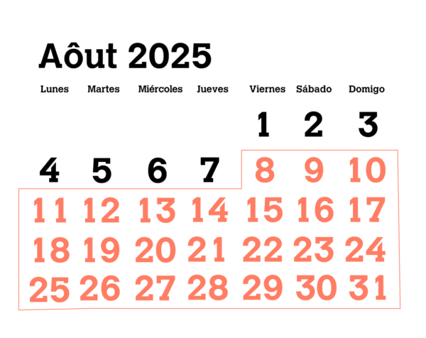calendario vacaciones metodo 2025-FR